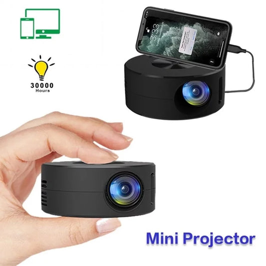  Mini Portable Projector – LED 1080P Home Theater for Family Movies & Kids Entertainment