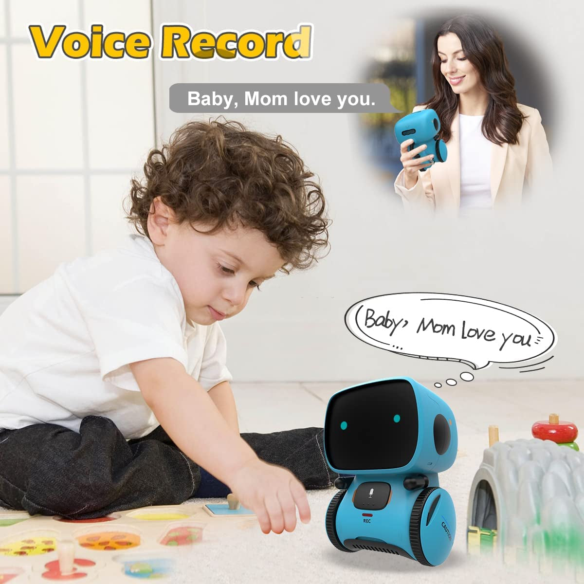 AT-Robot Toy – Voice Controlled Interactive Robot for Kids