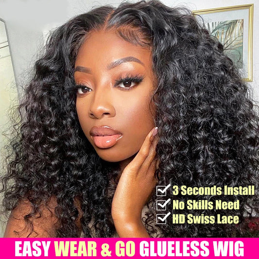 Glueless Water Wave Wig