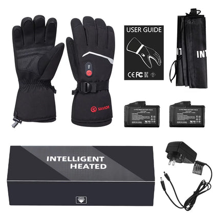 Battery-Powered Heated Gloves - Touchscreen, for Men & Women, Ideal for Cycling & Skiing