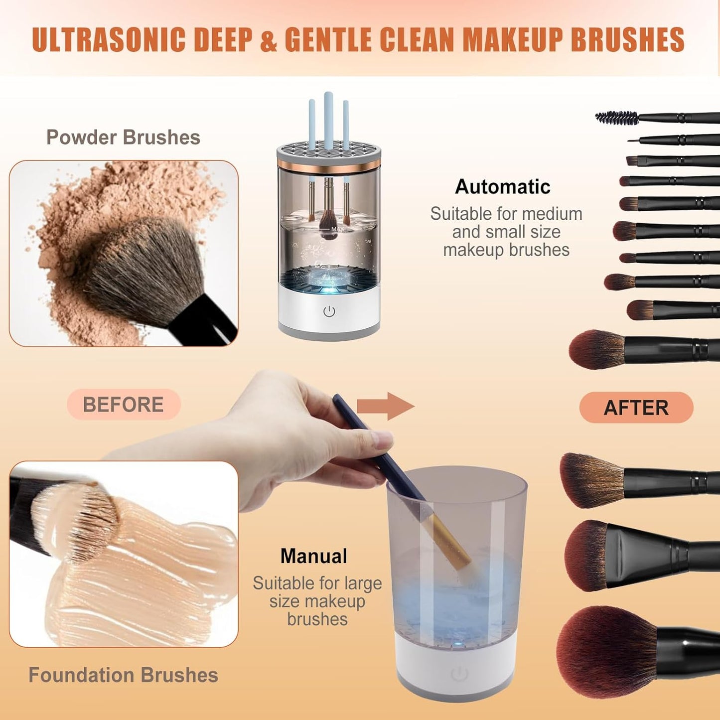 Electric Makeup Brush Cleaner 