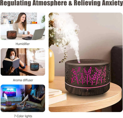 Essential Oil Diffuser for Large Rooms – 600ml Capacity