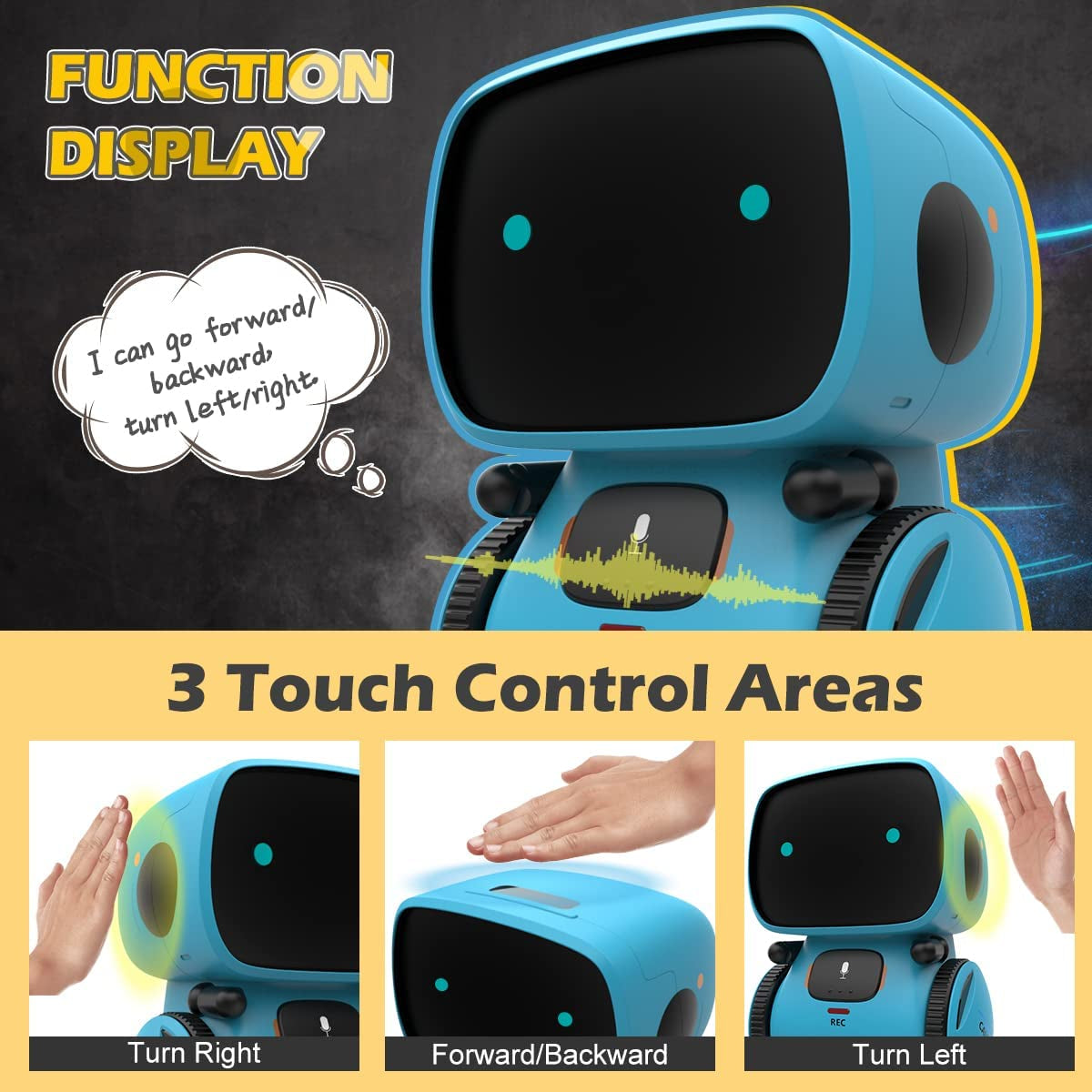 AT-Robot Toy – Voice Controlled Interactive Robot for Kids